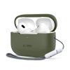 Etui silikonowe TECH-PROTECT SILICONE APPLE AIRPODS PRO 1 / 2 OLIVE GREEN